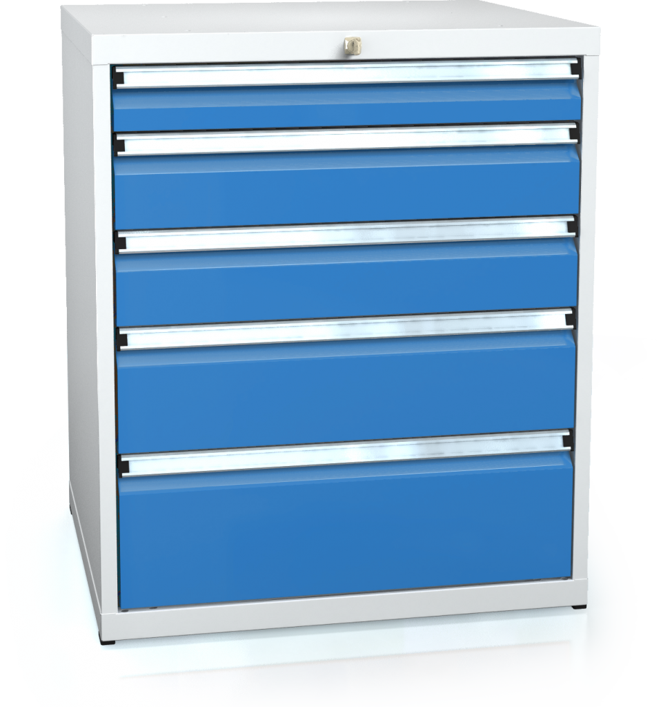 Dílenská zásuvková skříň 840 x 710 x 600 - 5x zásuvka